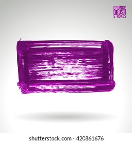 Brush stroke and texture. Vector design.