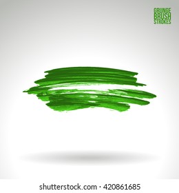 Brush stroke and texture. Vector design.