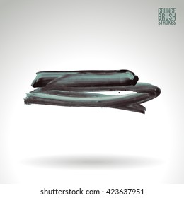 Brush stroke and texture. Vector design.