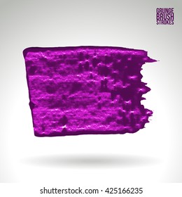 Brush stroke and texture. Vector design. Underline and border.