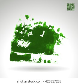Brush stroke and texture. Vector design.