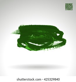 Brush stroke and texture. Vector design.