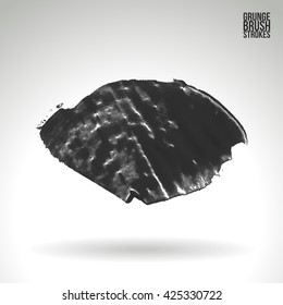 Brush stroke and texture. Vector design.