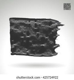 Brush stroke and texture. Vector design.