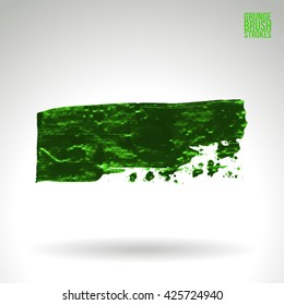 Brush stroke and texture. Vector design.