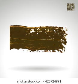 Brush stroke and texture. Vector design.