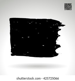 Brush stroke and texture. Vector design.