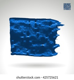Brush stroke and texture. Vector design.