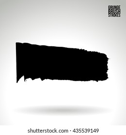 Brush stroke and texture. Vector design.