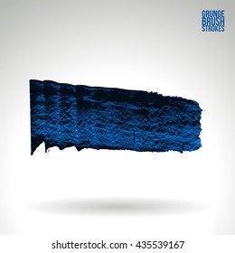 Brush stroke and texture. Vector design.