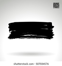 Brush stroke and texture. Vector design.