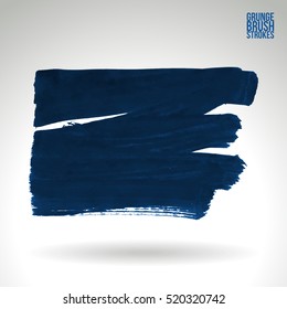 Brush stroke and texture. Vector design. Underline and border.