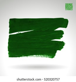 Brush stroke and texture. Vector design. Underline and border.