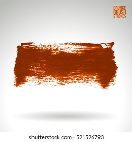 Brush stroke and texture. Vector design. Underline and border.