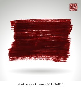 Brush stroke and texture. Vector design. Underline and border.
