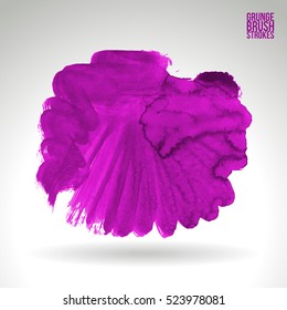 Brush stroke and texture. Vector design. Underline and border.