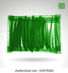 Brush stroke and texture. Vector design. Underline and border.