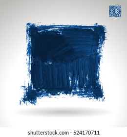 Brush stroke and texture. Vector design. Underline and border.