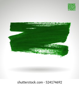 Brush stroke and texture. Vector design. Underline and border.