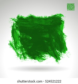 Brush stroke and texture. Vector design. Underline and border.