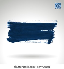 Brush stroke and texture. Vector design. Underline and border.