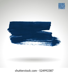 Brush stroke and texture. Vector design. Underline and border.