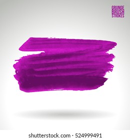 Brush stroke and texture. Vector design. Underline and border.