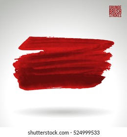 Brush stroke and texture. Vector design. Underline and border.