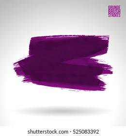Brush stroke and texture. Vector design. Underline and border.