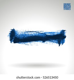 Brush stroke and texture. Vector design. Underline and border.
