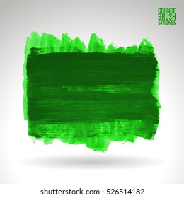 Brush stroke and texture. Vector design. Underline and border.