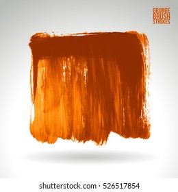 Brush stroke and texture. Vector design. Underline and border.