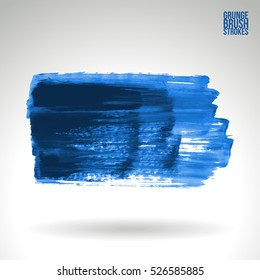 Brush stroke and texture. Vector design. Underline and border.