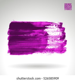 Brush stroke and texture. Vector design. Underline and border.