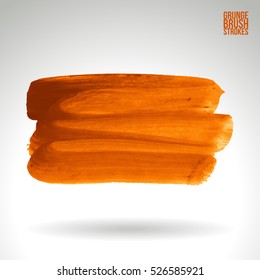 Brush stroke and texture. Vector design. Underline and border.