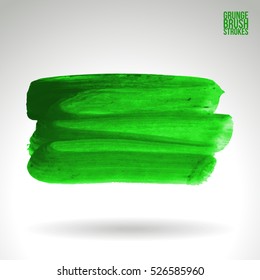 Brush stroke and texture. Vector design. Underline and border.