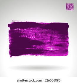 Brush stroke and texture. Vector design. Underline and border.