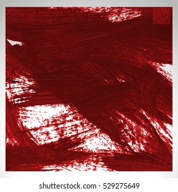 Brush stroke and texture. Vector design. Underline and border.