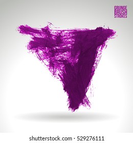 Brush stroke and texture. Vector design. Underline and border.