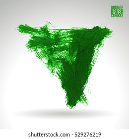 Brush stroke and texture. Vector design. Underline and border.