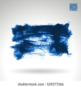Brush stroke and texture. Vector design. Underline and border.