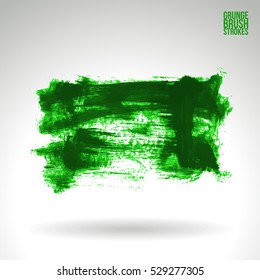 Brush stroke and texture. Vector design. Underline and border.