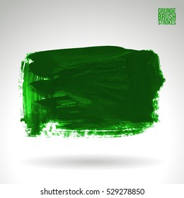 Brush stroke and texture. Vector design. Underline and border.