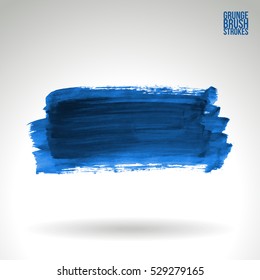 Brush stroke and texture. Vector design. Underline and border.