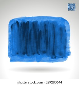 Brush stroke and texture. Vector design. Underline and border.