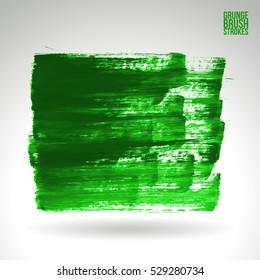 Brush stroke and texture. Vector design. Underline and border.