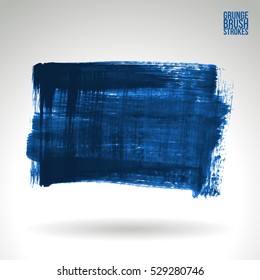 Brush stroke and texture. Vector design. Underline and border.