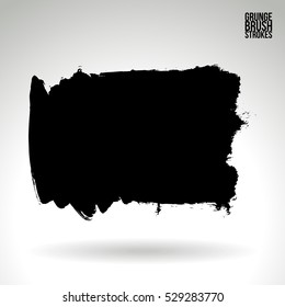 Brush stroke and texture. Vector design. Underline and border.