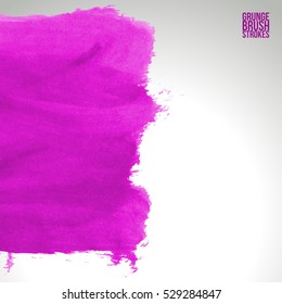 Brush stroke and texture. Vector design. Underline and border.