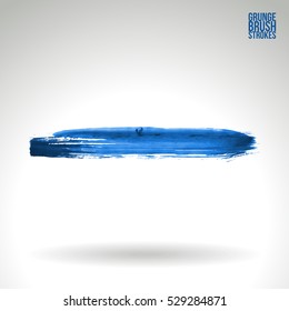 Brush stroke and texture. Vector design. Underline and border.